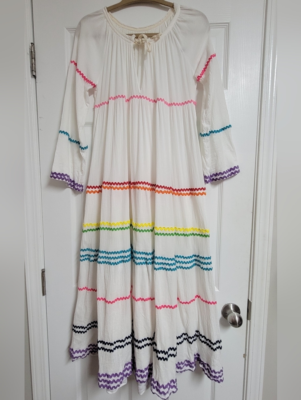 9Seed Majorca Long Sleeve Maxi Dress Cover 1/Small.